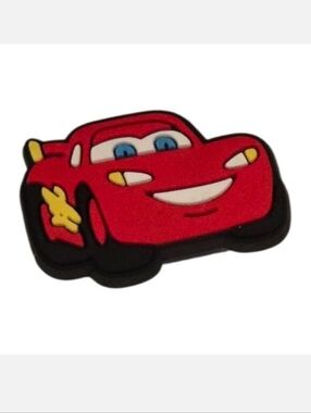 Lightning McQueen Croc Charm Disney Cars Red Race Car Jibbitz Style Kids Cartoon